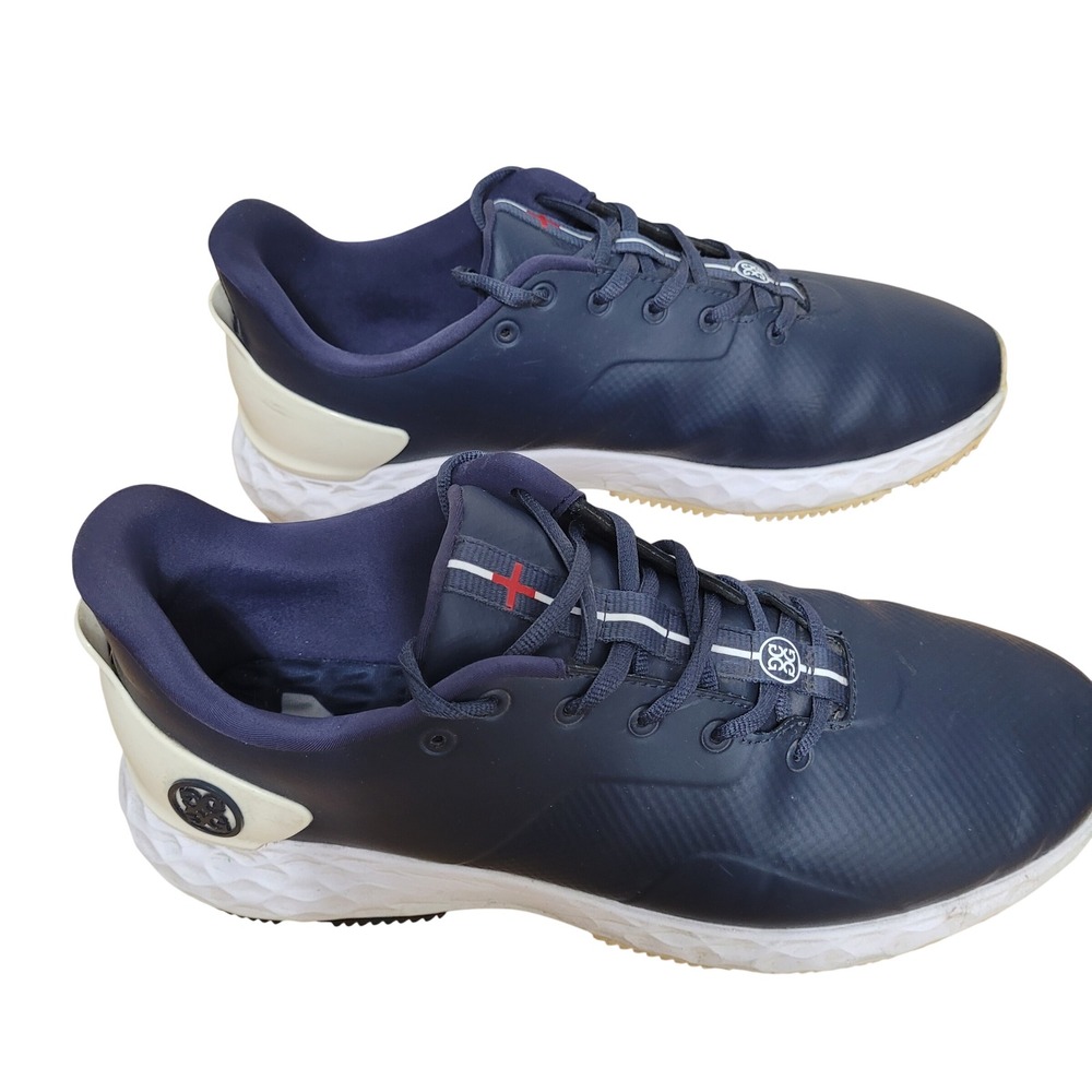 G/FORE Pray For Birdies Golf Shoes Mens 10.5 Blue Waterproof Spikeless Luxury